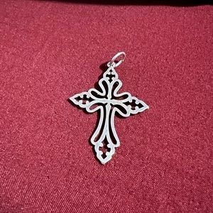 James Avery Retired St. Cecilia Cross Pendant